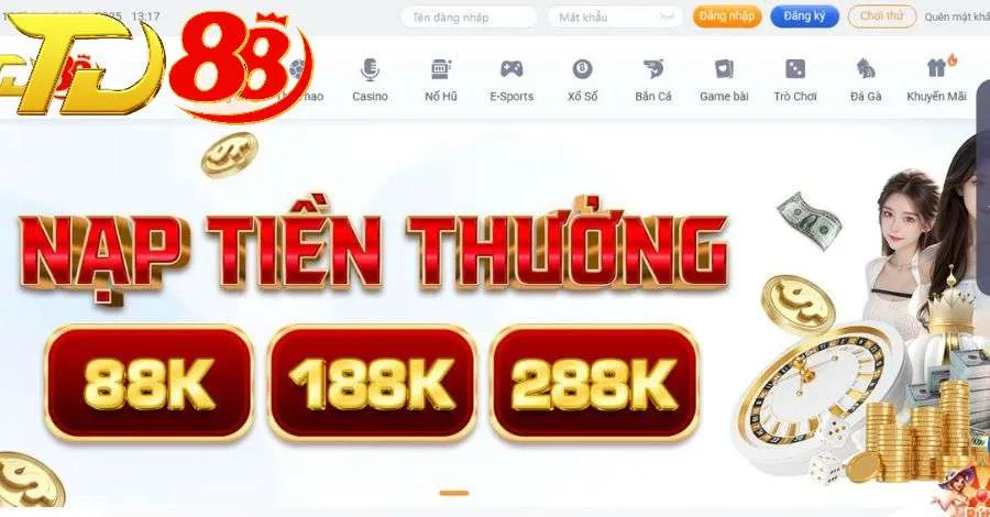 Thao tác đăng nhập TD88 thực hiện dễ dàng